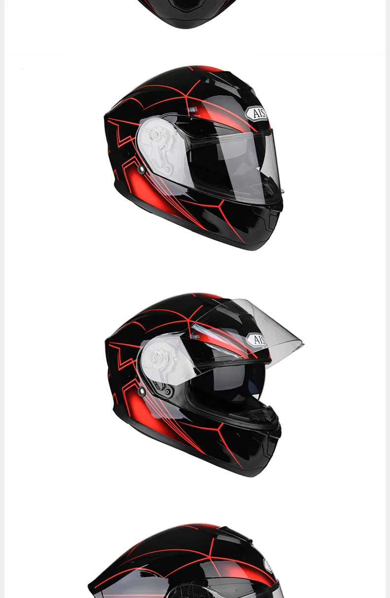 АИС Capacetes de Motociclista мотоциклетный шлем с двойным щитком полное лицо мотоцикл для мужчин гонки Casque Moto Casco Kask
