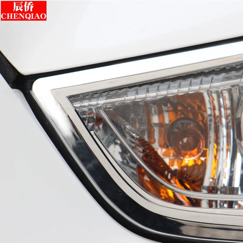 For Mitsubishi ASX 2013-2019 Car front/Rear fog light lamp frame ABS Chrome cover trim panel Car-styling Covers | Автомобили и