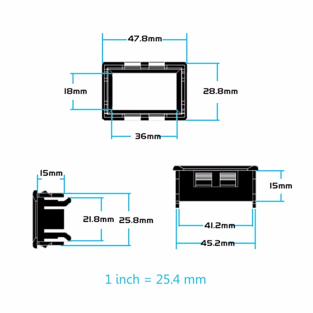 

DC 0-33.000V (0-33V) Digital Voltmeter 5-digits bit High Precision Voltage Meter Tester Tools