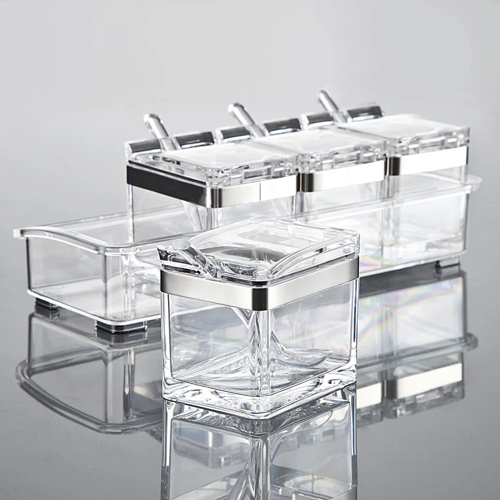 4 шт. банки для специй и соли|salt and pepper|set condimentecruet set |