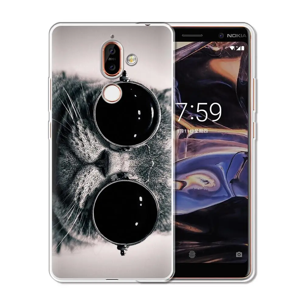 Чехол YIKS для Nokia 2 3 4 5 6 7 2018 X3 X5 X6 X7 Мягкая силиконовая задняя крышка 1 Plus чехол |