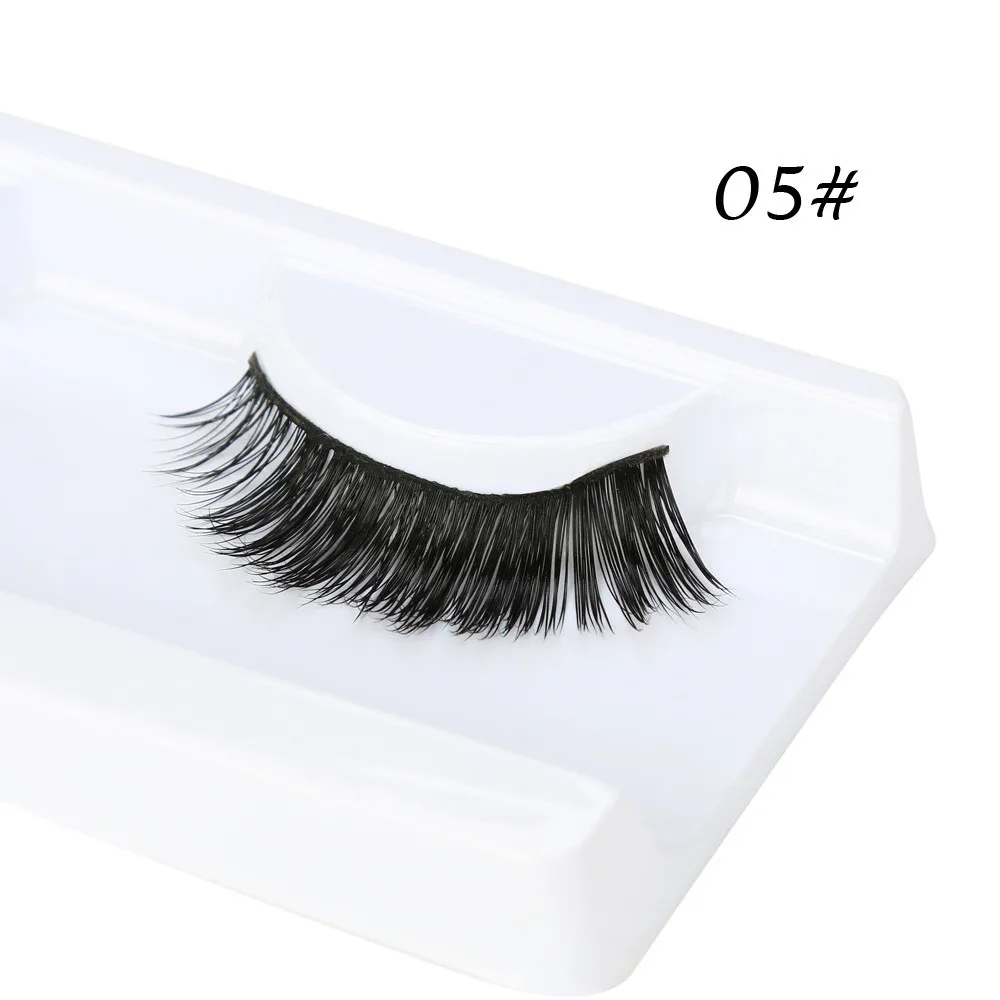 3D Природный Толстая подделка тушь для ресниц Макияж Расширение Накладные