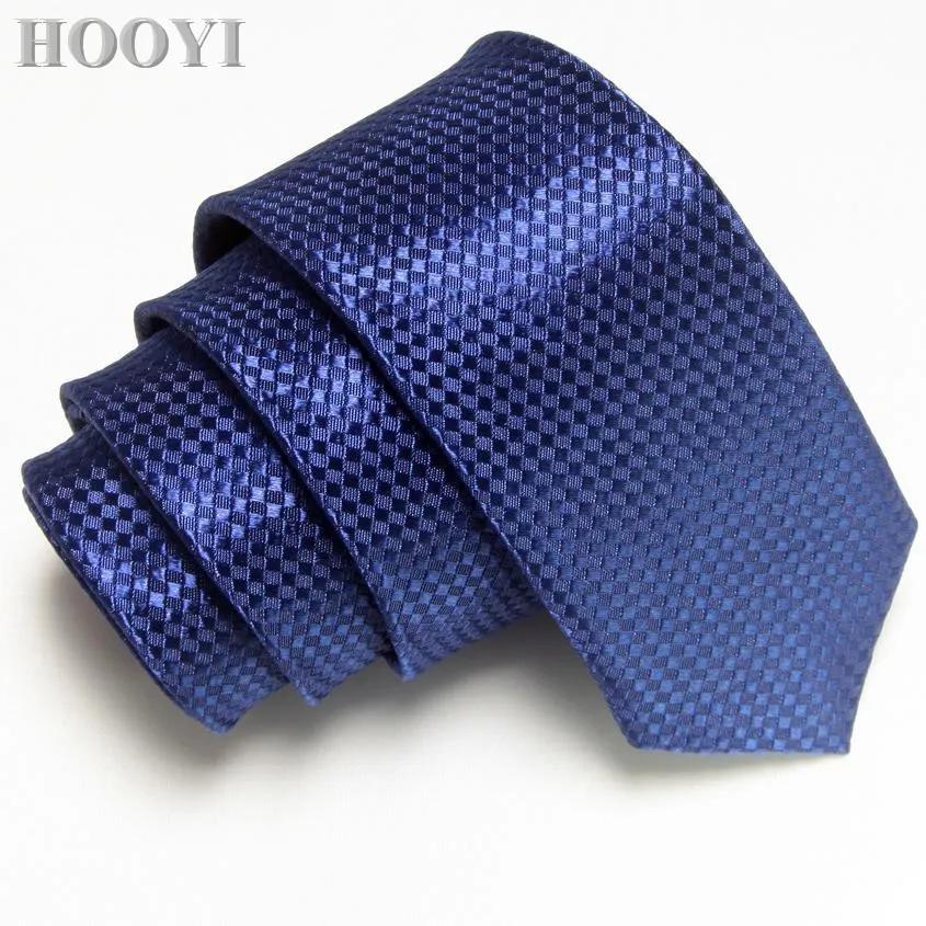 Мужской однотонный галстук-бабочка HOOYI из полиэстера Модные Узкие