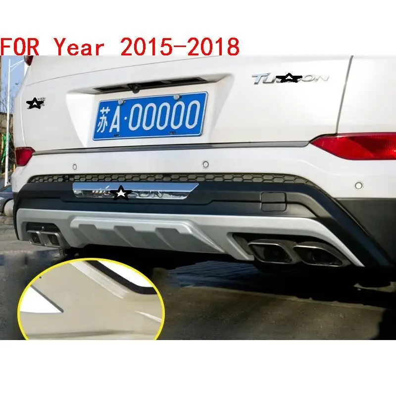 Стайлинг авто аксессуар внешний автомобильный тюнинг передняя губа Автомобильный задний диффузор бамперы 15 16 17 18 для hyundai Tucson - Цвет: Number 3