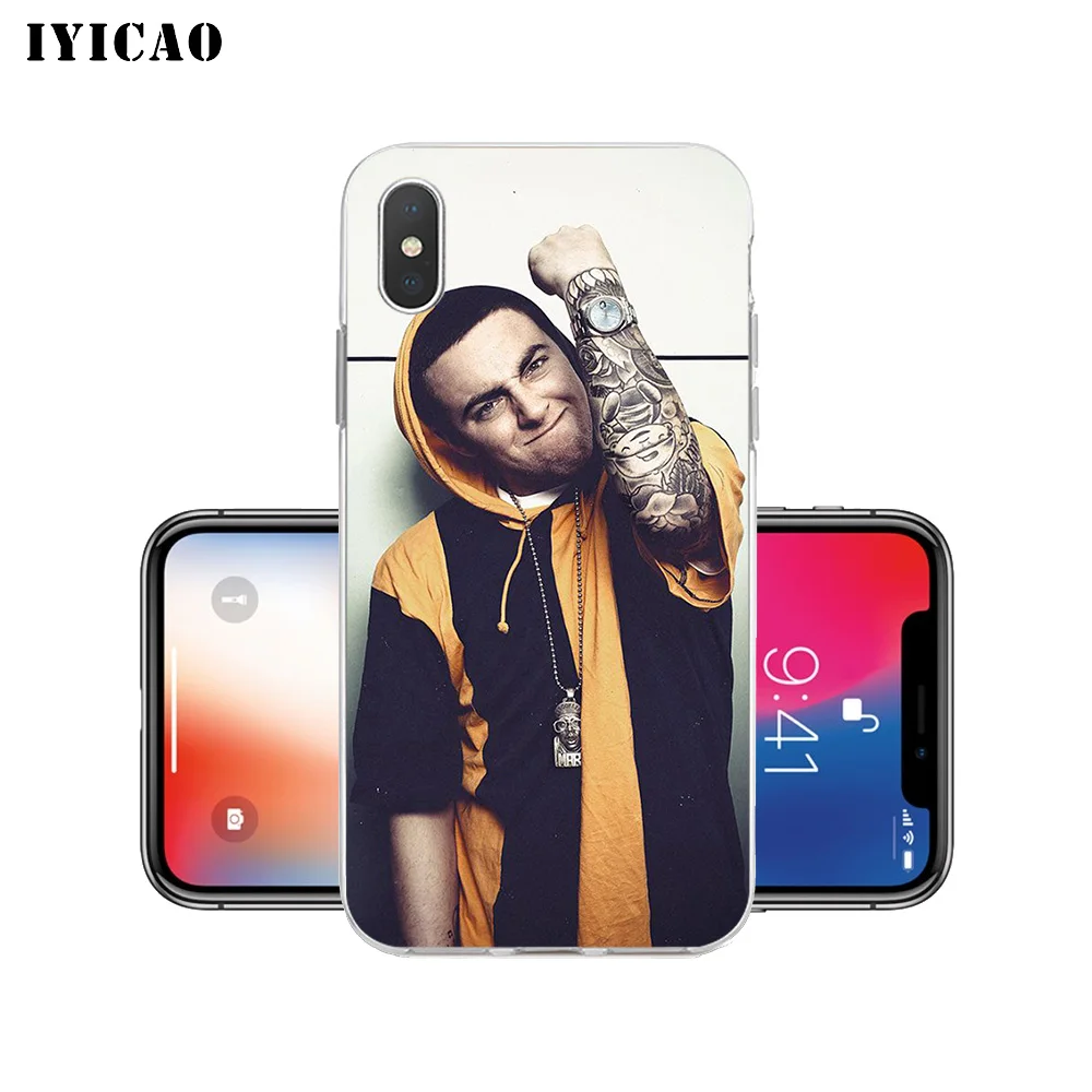 IYICAO Рэппер Mac Miller Мягкий силиконовый чехол для телефона iPhone X XR XS MAX 6 6s 7 8 Plus 5 5S SE TPU