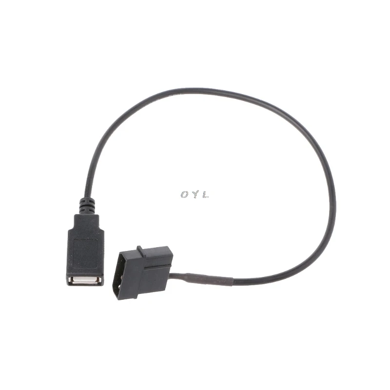 30 см поликарбонатный внутренний 5 в 2 контактный IDE Molex к USB 0 Тип A женский кабель
