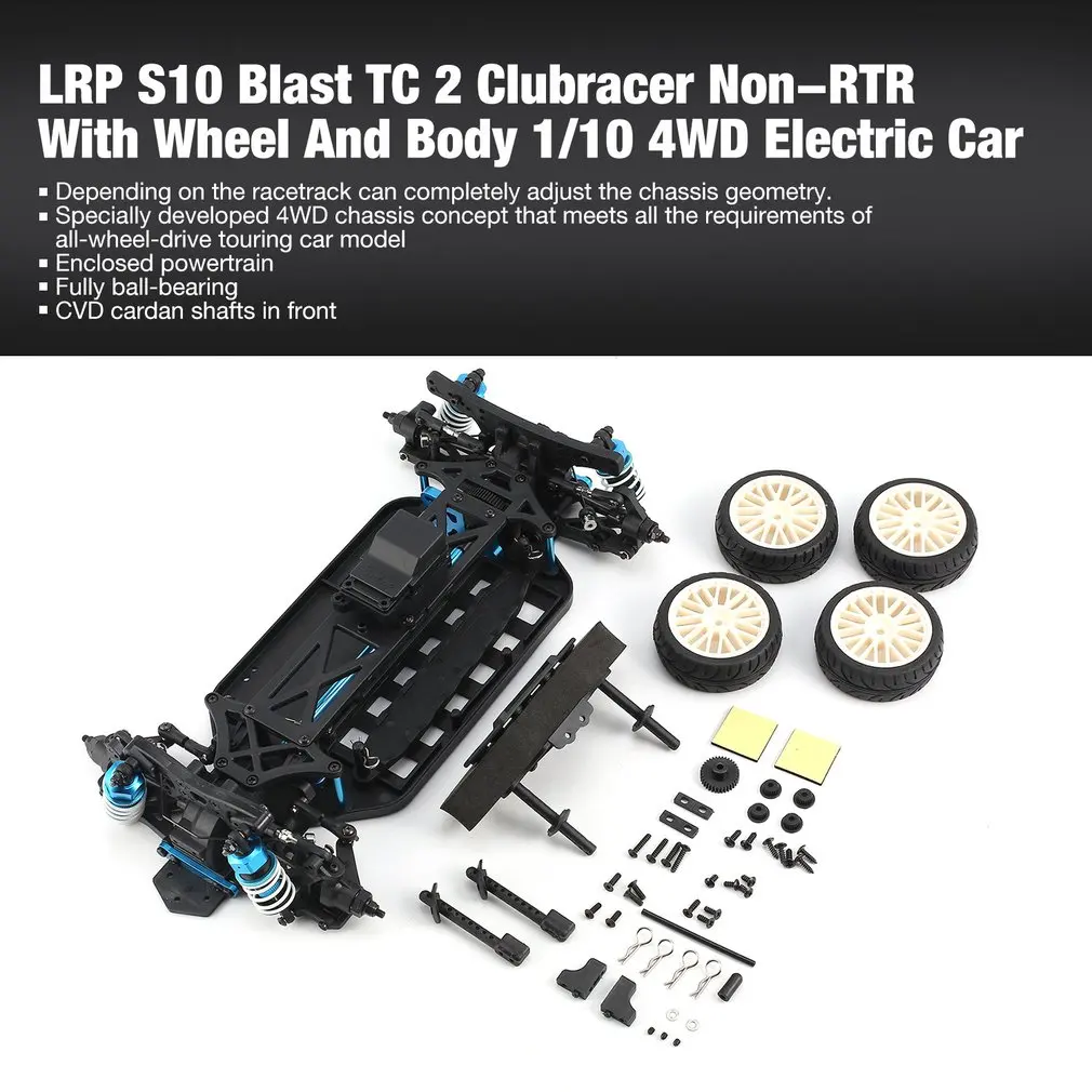 LRP S10 Blast TC 2 Clubracer Non RTR С колесными шинами и корпусом 1/10 4WD Электрический