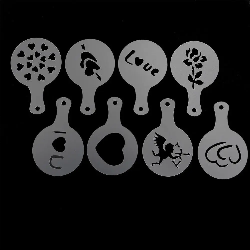 8 шт./компл. трафареты для торта|cookie decorating|cake stencilcoffee mold |