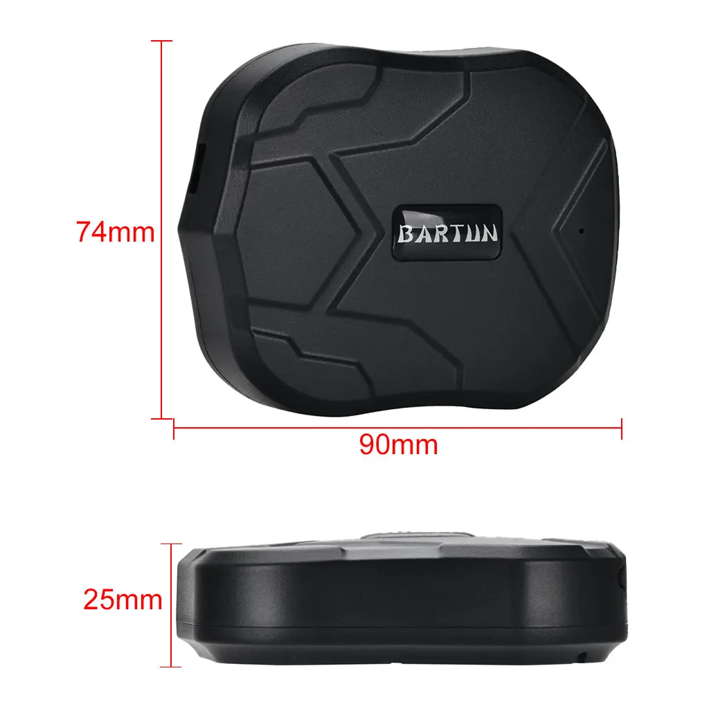 850/900/1800/1900 мГц долгого ожидания gps GSM/GPRS персональный VehicleTrack для автомобиля TKSTAR TK905 с 5000 мАч Li Батарея