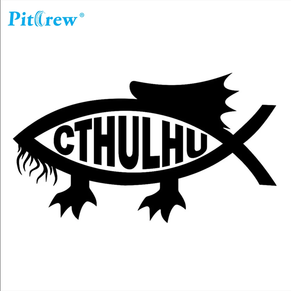 1 шт. высокое качество 13 7*7 8 см Cthulhu рыба модная наклейка на автомобиль Декор