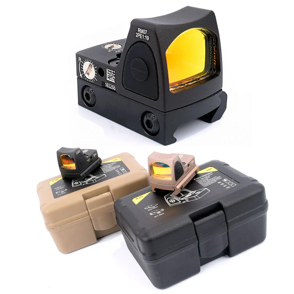 Коллиматор с красной точкой Mini RMR прицел для отражения винтовки подходит планки