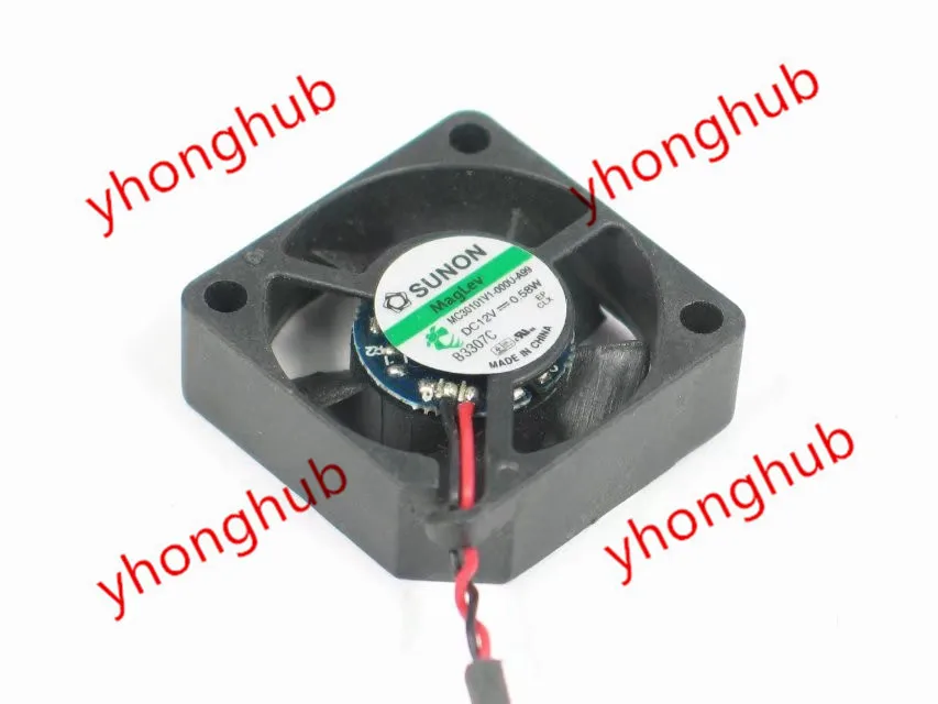 SUNON MC30101V1-000U-A99 Вентилятор охлаждения сервера DC 12V 0,58 W 30x30x10mm 2-проводной
