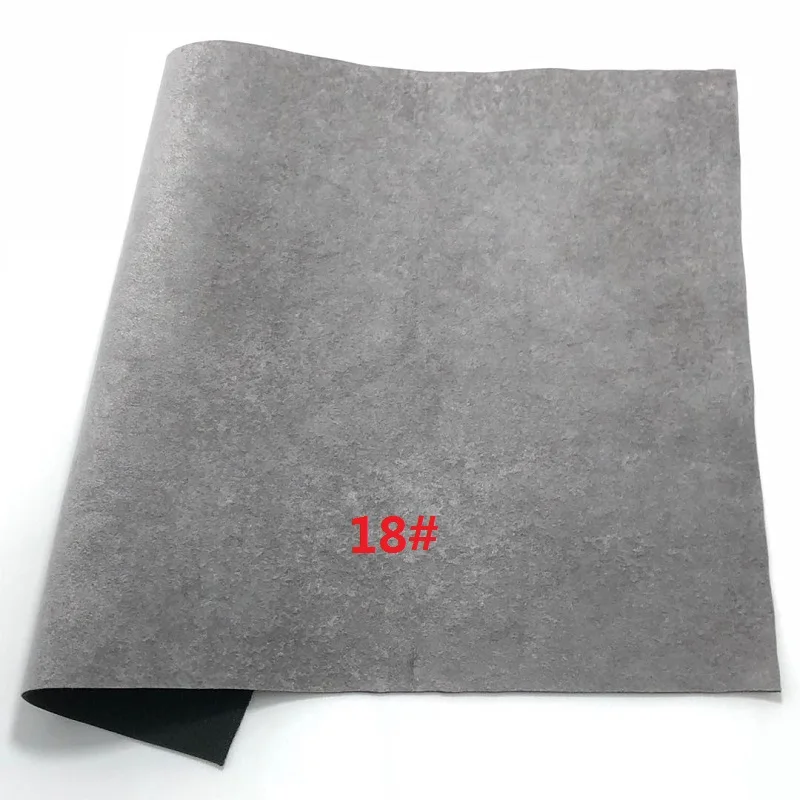 1 шт. A4 Размер 21X29 см от бренда Alisa, блеск Cuero Sintetico из искусственной кожи, материал-мягкая кожа набор «сделай сам» для F85 - Цвет: 18