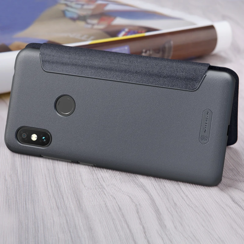 Чехол для redmi note 6 pro чехол NILLKIN xiaomi 26 дюймов блестящий флип умный сна|Чехлы-книжки| |