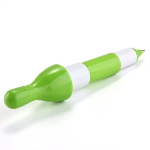 Мини зеленая Выдвижная шариковая ручка синяя для письма милая крошечная|Гелевые