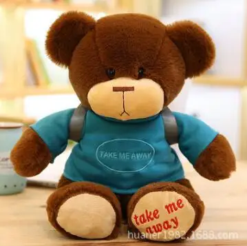 Teddy bear doll cute backpack plush toy girlfriend birthday gift 30cm 40cm | Игрушки и хобби