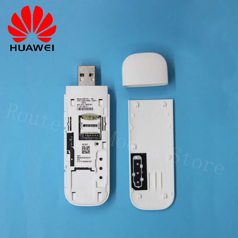 Разблокированный huawei E8372 E8372h 153 4G Роутер с парой антенн 150M LTE USB Wingle WiFi модем