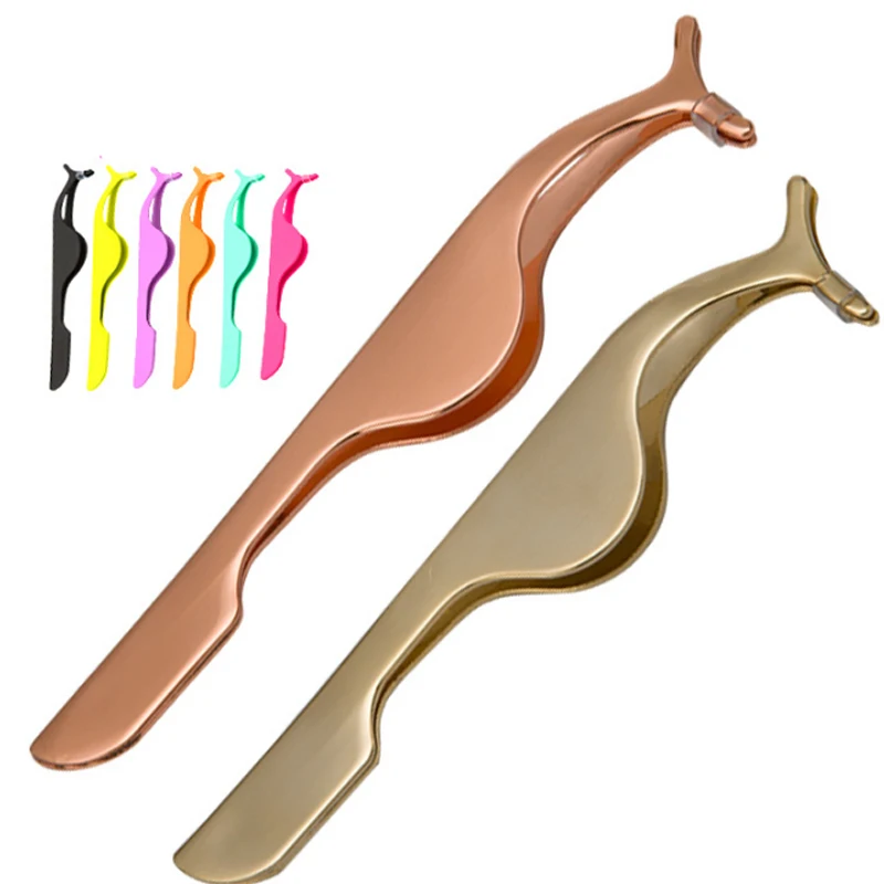 1 шт. пинцеты для накладных ресниц Поддельные ресницы Аппликатор Щипцы завивки и