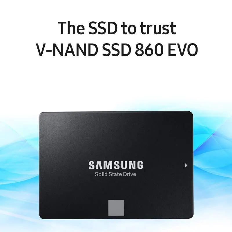 Samsung 500GB SSD флэш-память HDD жесткий диск 1 ТБ 2 ТБ 4 ТБ рекламные дропшиппинг твердотельный накопитель 860 EVO V-NAND 2," SATA III 250 г