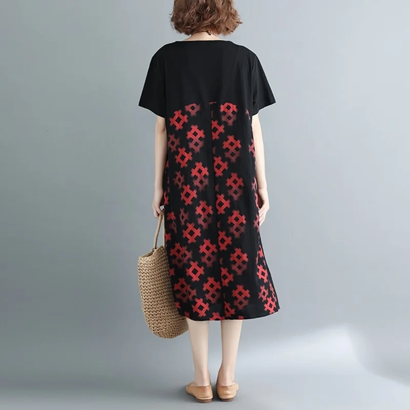 Женское платье модель сезона лето-осень 2019 года винтажное женское 4Xl 5Xl 6Xl в стиле