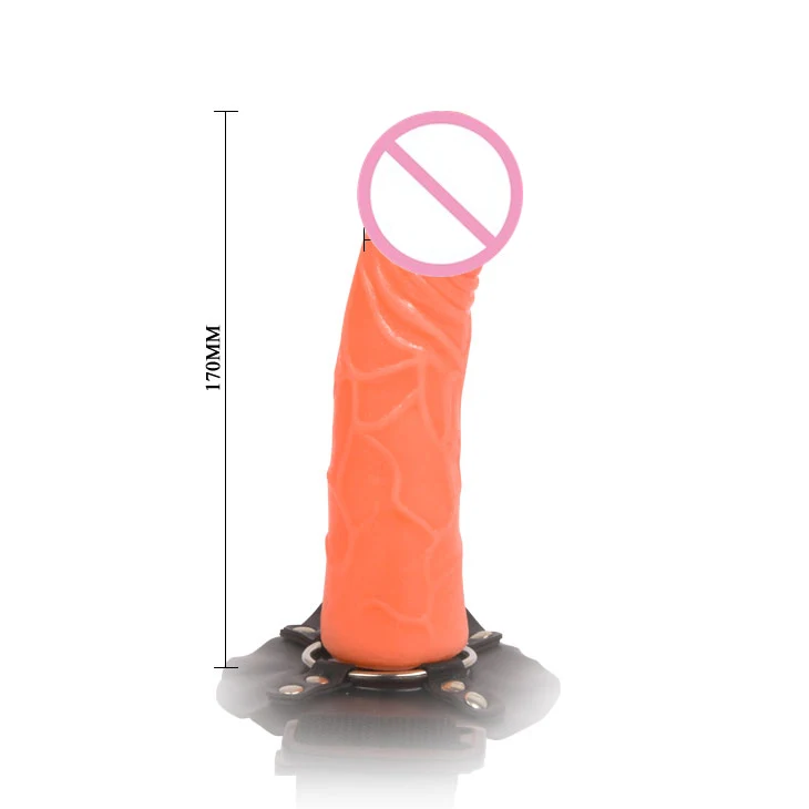 Реалистичный фаллоимитатор BAILE регулируемый ремешок на колени секс-товары