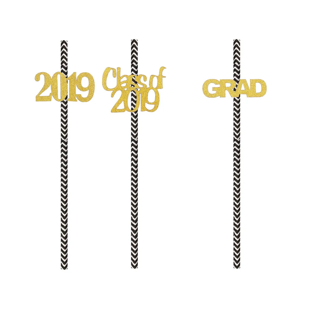 12 шт выпускные бумажные одноразовые трубочки для питья соломинки декоративные