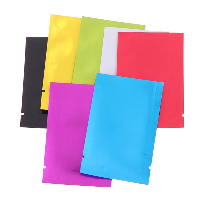 

20pcs Colorful 6*9CM Aluminum Foil Bag Mylar Bags Vacuum Sealer Storage Pouches Food Savers Retail Packaging Tool