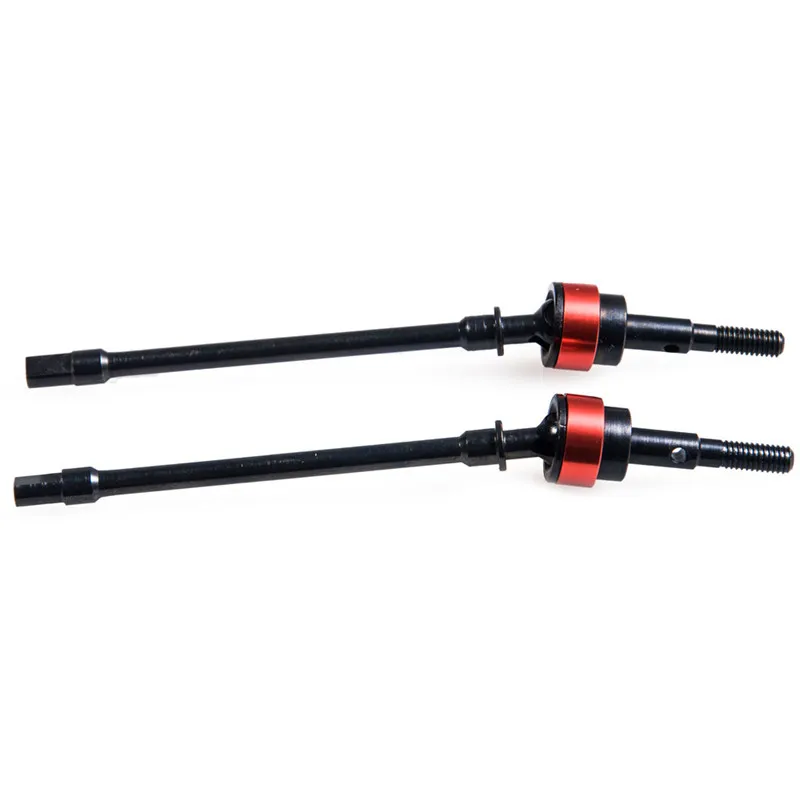 AXSPEED 1Pair Steel Front Axle CVD Drive Shaft for 1/10 RC Rock Crawler Car Axial SCX10 Upgrade Parts | Игрушки и хобби