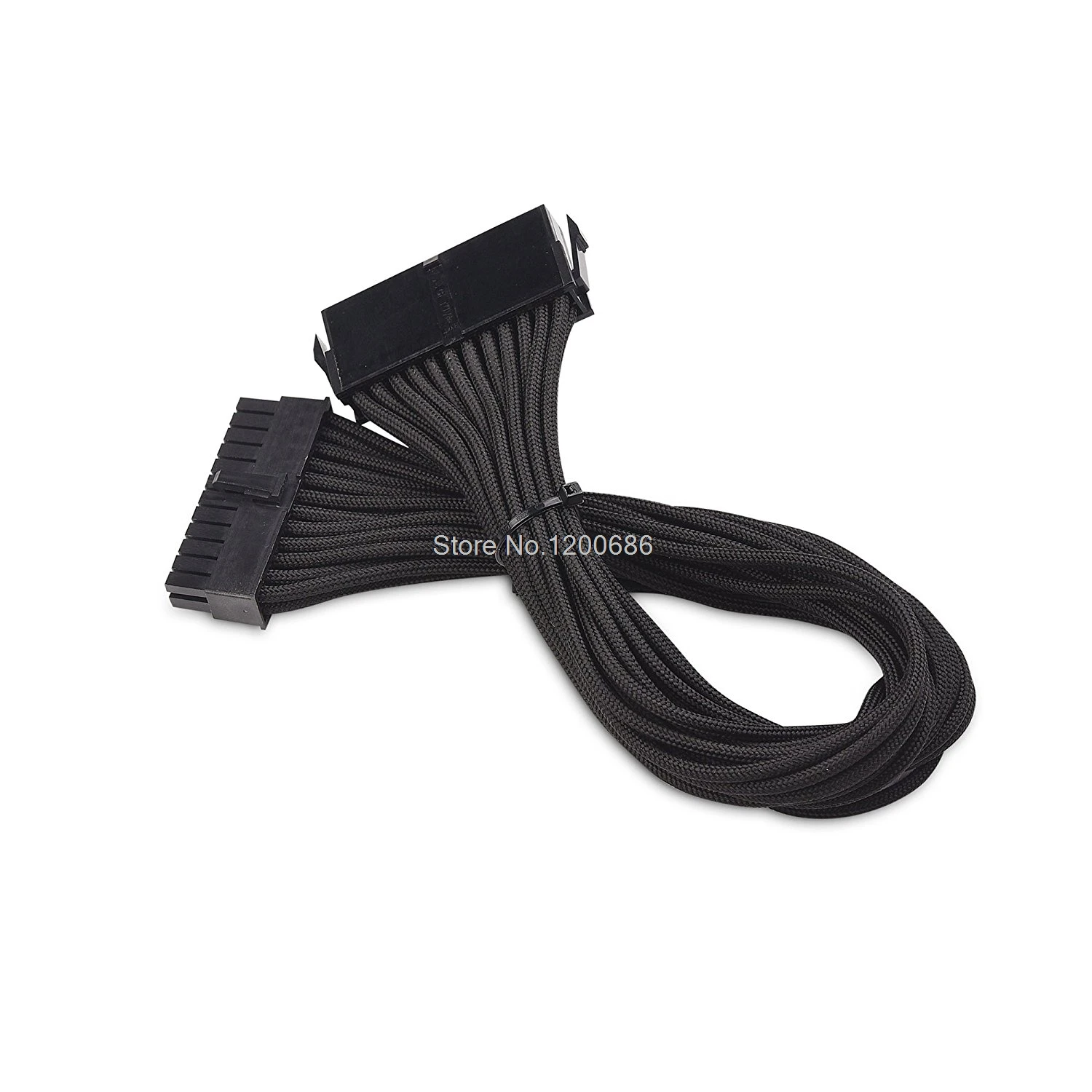 

ATX 24-Pin Male ATX 24-Pin Female 18 AWG 300mm / 12in extension wire harness for ATX Power Supply Male to Female Extension Cable