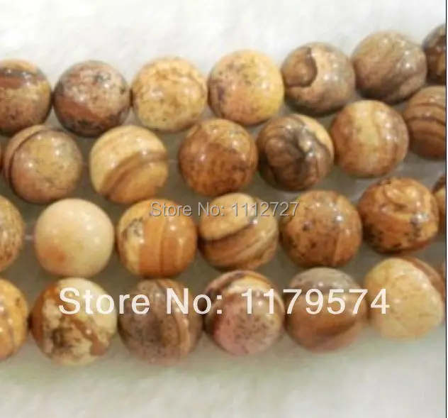

Hot Wholesale And Retail Beautiful Charming 10mm 15" Round Chinese Picture Stone DIY loose beads For Necklace Bracelets "WJ4019