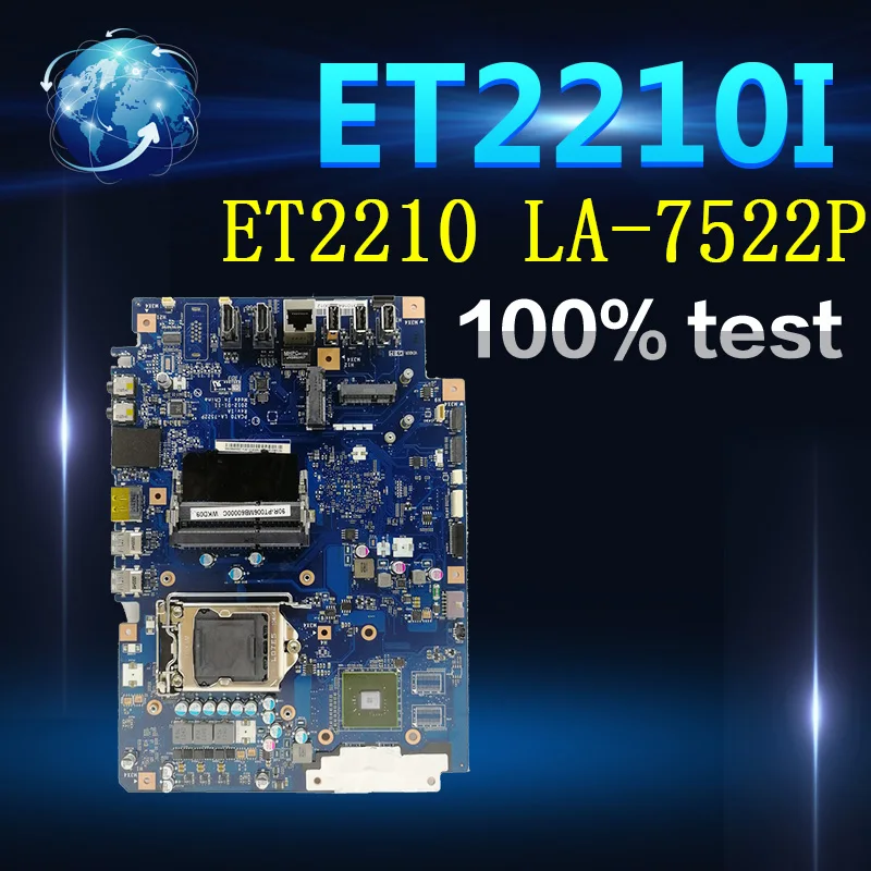 Оригинальная универсальная материнская плата Amazoon для For Asus ET2210I ET2210 LA 7522P 100%