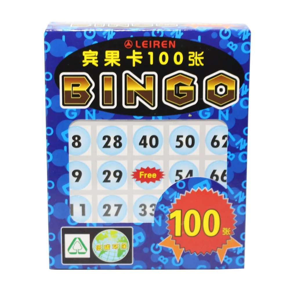Бинго карта 100/200/300 шт/набор для игры в бинго|Настольные игры| |