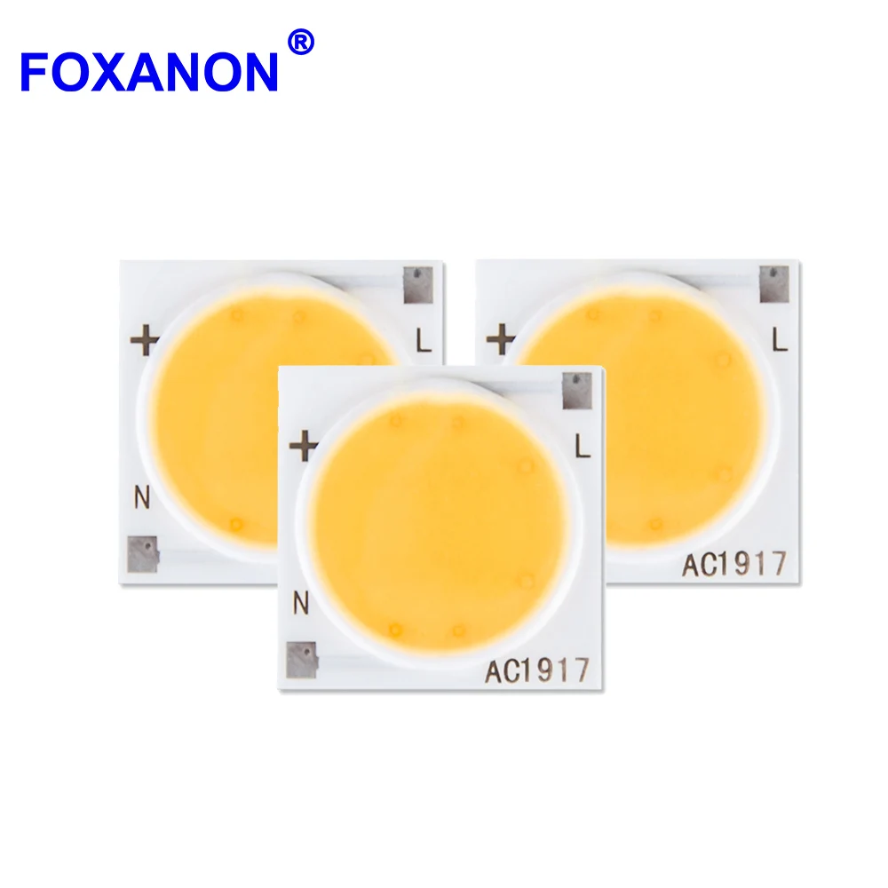 Светодиодная лампа Foxanon с COB чипом умный IC прожектор керамическим основанием не