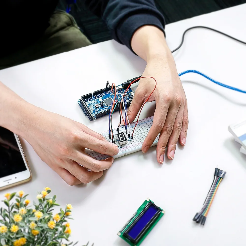 Стартовый набор для проекта sunfower Mega 2560 R3 для Arduino UNO R3 Mega2560 Mega328 Nano+ 26 учебников+ светодиодный+ резистор+ CD