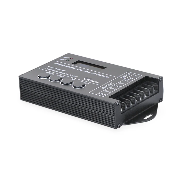 WIF Время программируемый RGB светодиодный контроллер TC421 и TC420 DC12V/24 V 5 каналов общий выход 20A общий анод программируемый