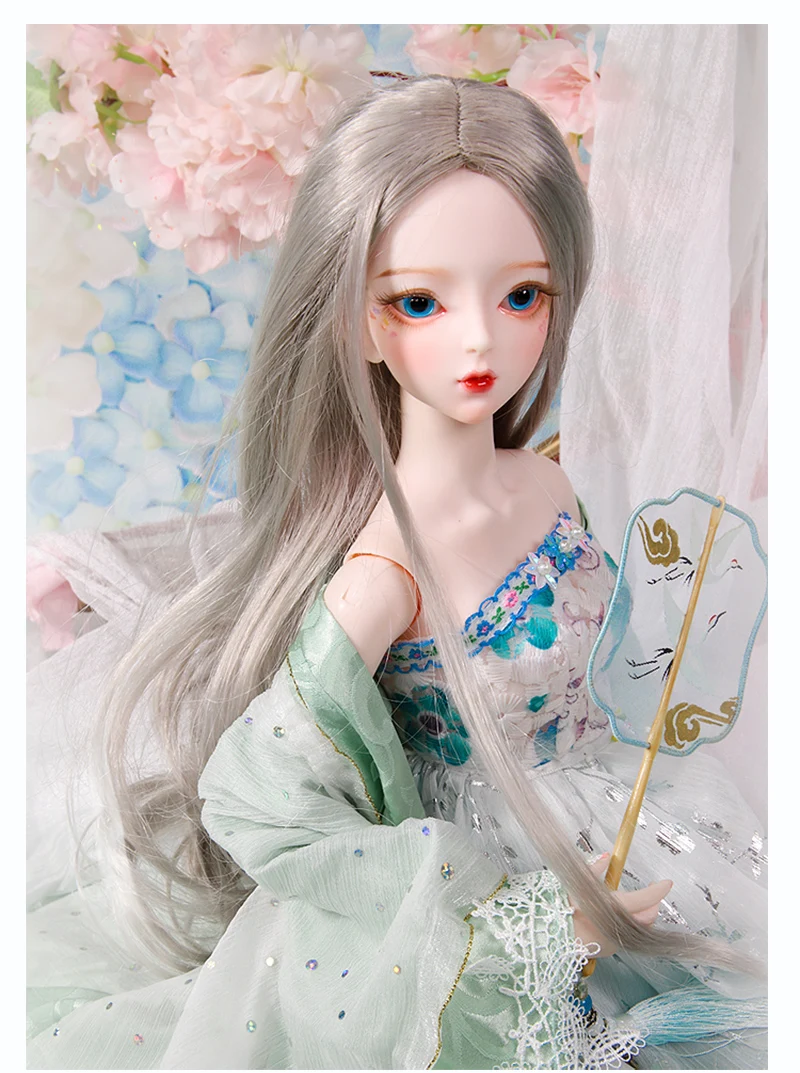 Парик для 1/3 BJD Тыква и каштановые волосы AI YoSD MSD SD набор игрушка подарок DC лати костюм 60 см кукла