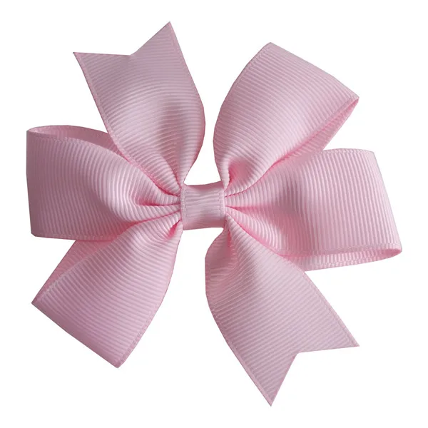 123 Pearl Pink 2 шт. Детские волосы для девочек лук 3,5 ''оплетенный обруч для волос заколки для волос аксессуары Головные уборы Бутик Grosgrain ласточкин хвост Луки заколки - Цвет: 123 Pearl Pink