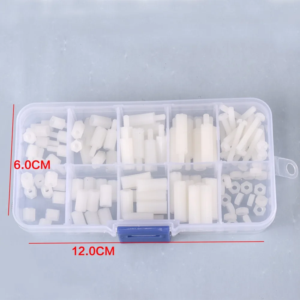 120 ПК M3 нейлоновые прокладки для затягивания ручек болтов гаек винтов комплект