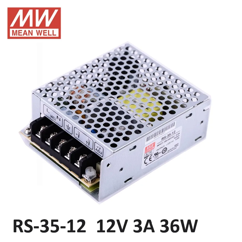 Источник питания переменного тока 12 В 3 А 36 Вт с переключателем Meanwell|switch power|switching