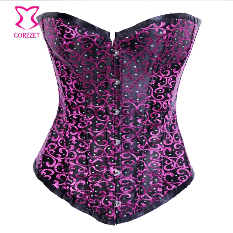 Фиолетовые пуш ап сексуальные женские корсеты с завышенной талией тренировочные