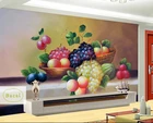 Настенная роспись фруктов Bacal, фотообои для ресторана, гостиной, кухни, фон, Настенная роспись, обои в европейском стиле