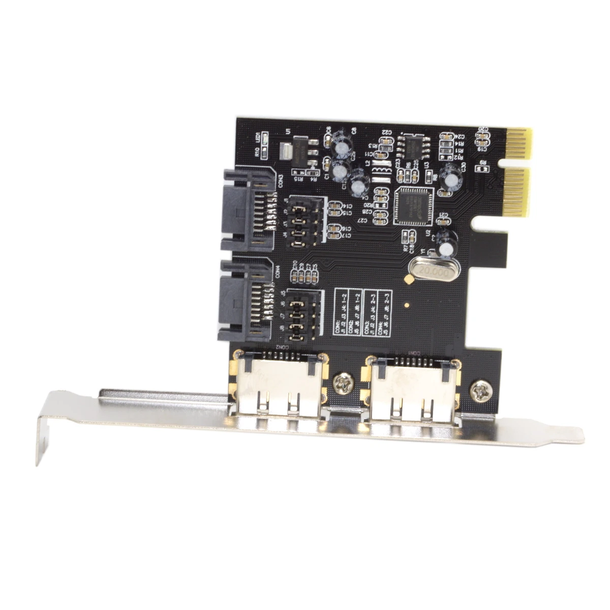Плата расширения PCI-E на 4 порта SATA 3 0 ESATA PCIE SATA3 6 Гбит/с | Компьютеры и офис
