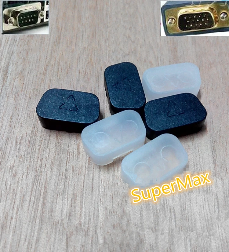 Бесплатная доставка через интерфейс COM Пылезащитная заглушка VGA штекер Крышка