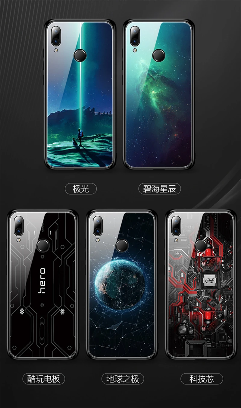 Чехол Aixuan для Xiaomi Redmi Note 7 Чехол из закаленного стекла силиконовый защитный чехол Redmi Note 7 Pro чехол s для красного риса