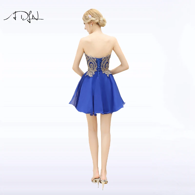 ADLN Дешевое короткое коктейльное платье без рукавов шифоновое ТРАПЕЦИЕВИДНОЕ