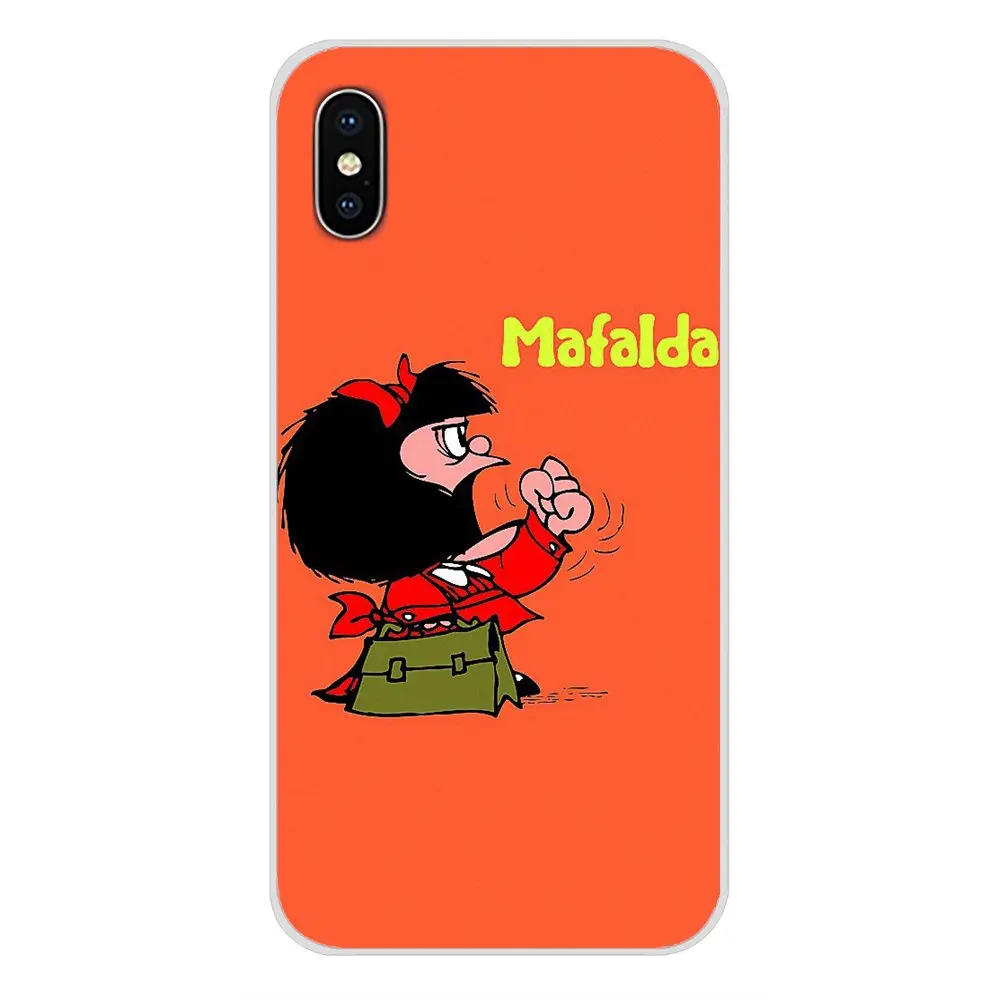 Для Huawei G7 G8 P7 P8 P9 P10 P20 P30 Lite Mini Pro P Smart Plus 2017 2018 2019 прозрачный ТПУ чехол Mafalda Girl