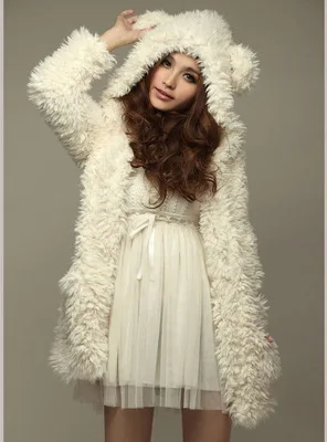 2018 Новый Зимний милый кролик искусственный мех пальто Меховая куртка для женщин