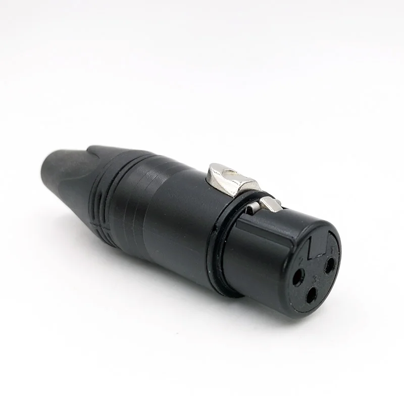 XLR разъем аудио Микрофон штекер 3pin динамик разъем мужской и женский цвет DIY mic разъем
