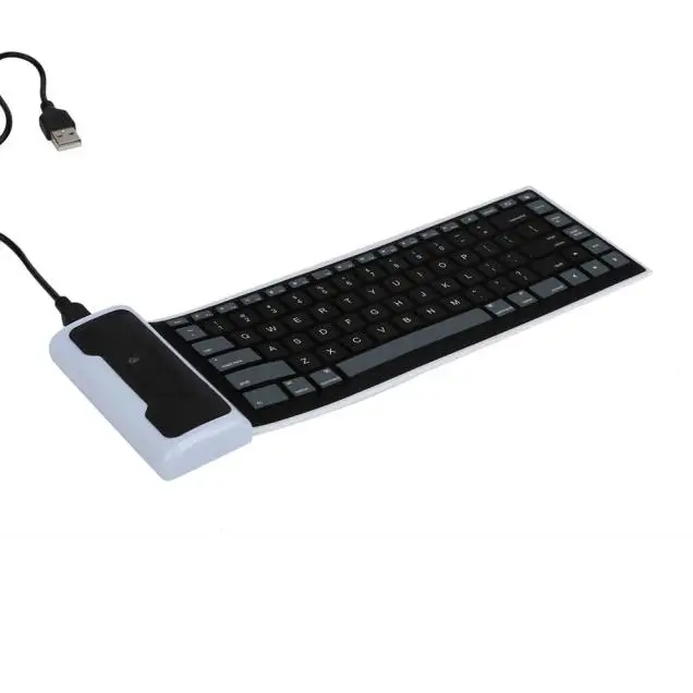 USB портативная мини Гибкая свернутая Водонепроницаемая моющаяся Мягкая