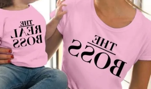 PADDY/Боди для малышей с настоящим боссом; одинаковые футболки для всей семьи; одежда для детей; женская футболка; Модная одежда для мамы и ребенка